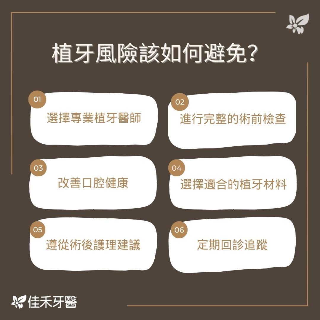 說明該如何避免植牙風險